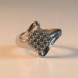 Silver Cluster Ring